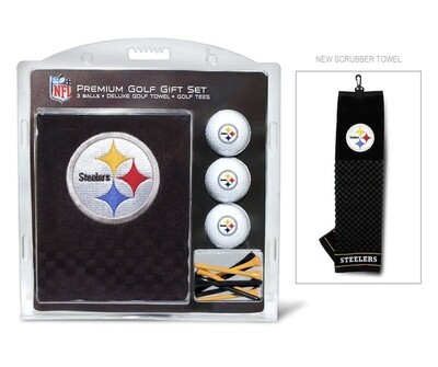 Pittsburgh Steelers Embroidered Golf Gift Set Pittsburgh Steelers Embroidered Golf Gift Set