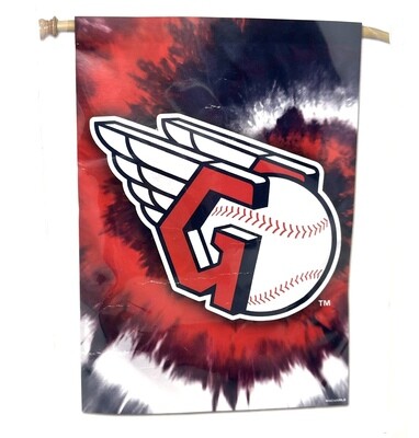 Cleveland Guardians 28" x 40" Tie-Dye Vertical Flag