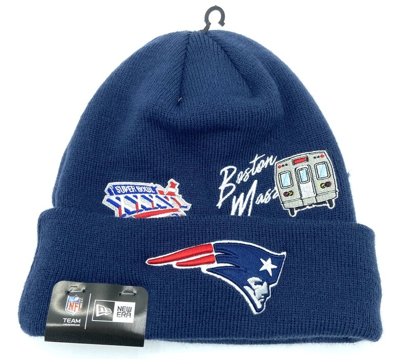 New England Patriots Men's New Era Cuffed Knit Hat