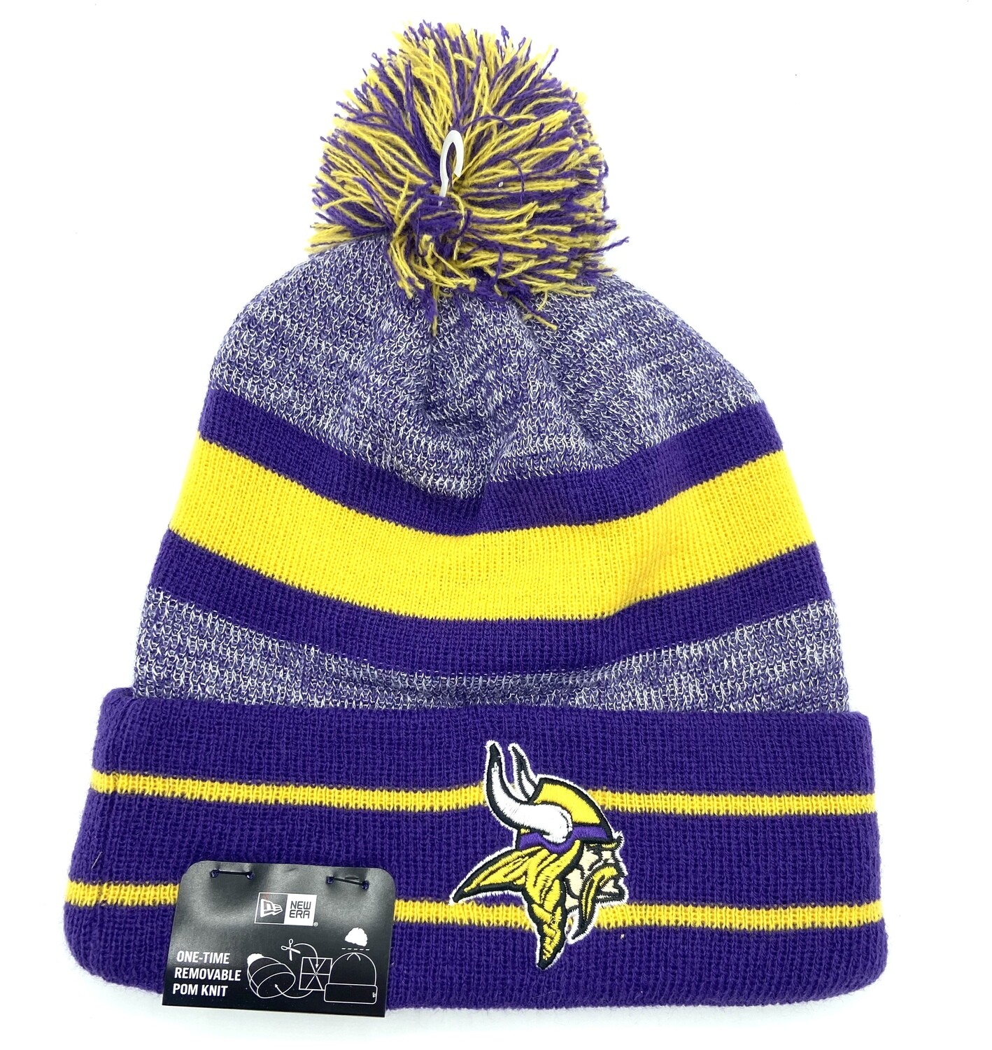 Minnesota Vikings New Era Cuffed Pom Men's Knit Hat