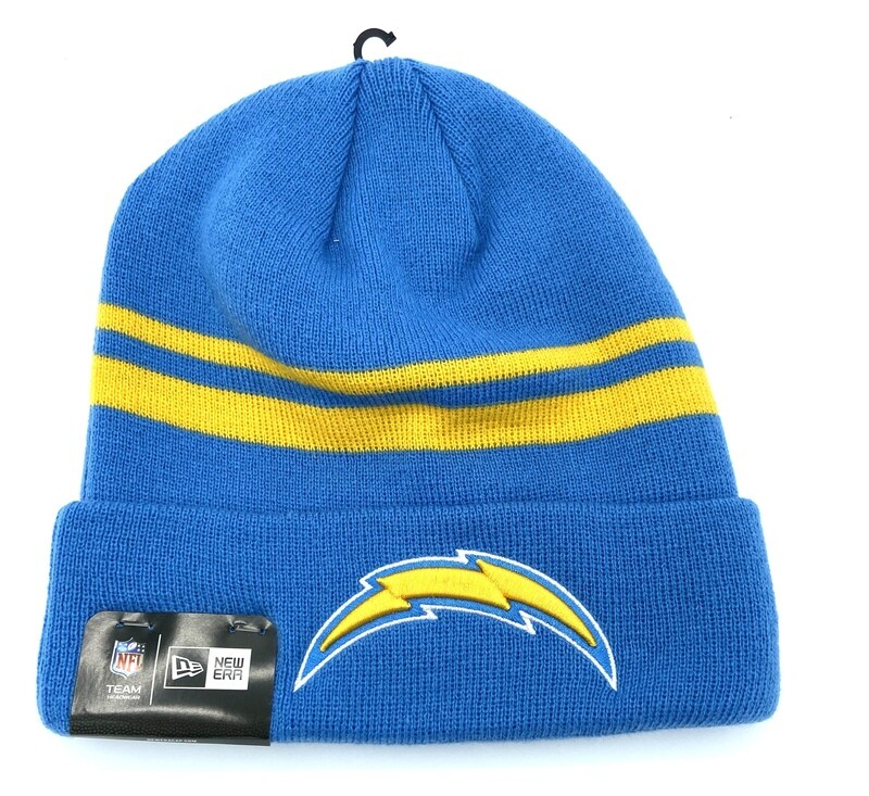 Los Angeles Chargers Men's New Era Cuffed Knit Hat Los Angeles Chargers Men's New Era Cuffed Knit Hat