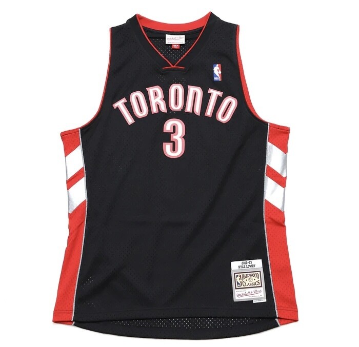 Toronto Raptors Kyle Lowry 2012-13 Black Mitchell & Ness Men’s Swingman Jersey