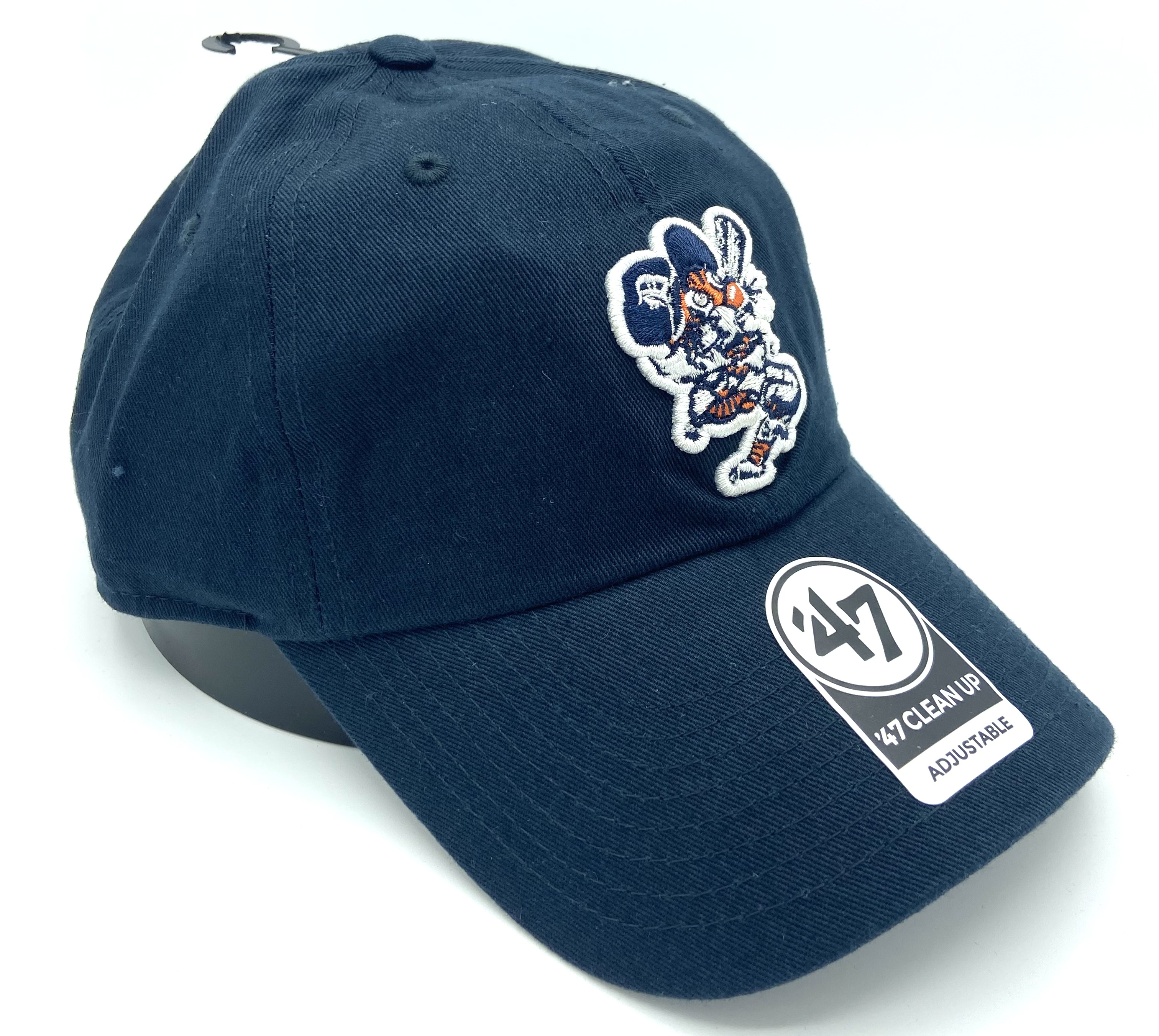 Detroit Tigers 47 Brand Cooperstown Clean Up Adjustable Hat - Vintage Navy
