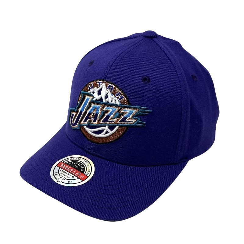Utah Jazz Men’s Mitchell & Ness NBA Team Ground 2.0 Stretch Snapback Hat