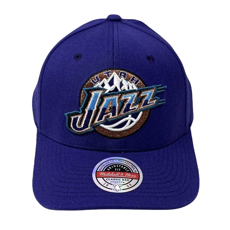 Utah Jazz Men’s Mitchell & Ness NBA Team Ground 2.0 Stretch Snapback Hat