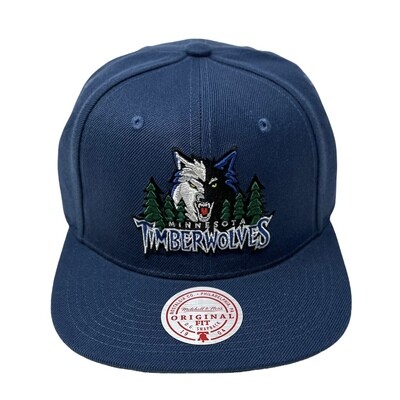 Minnesota Timberwolves Men’s Mitchell & Ness NBA Team Ground 2.0 Snapback Hat