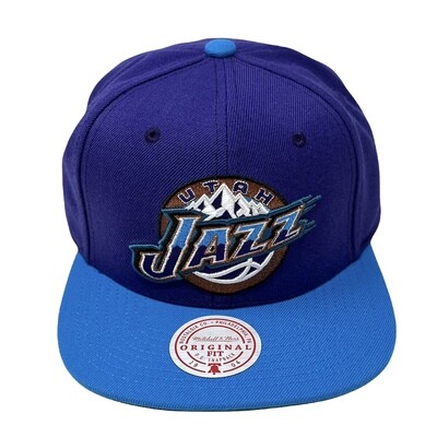 Utah Jazz Men’s Mitchell & Ness NBA Team 2 Tone Snapback Hat