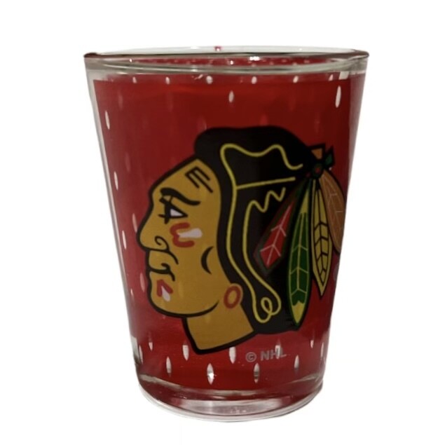 Chicago Blackhawks Jersey 2 Ounce Collector Shot Glass