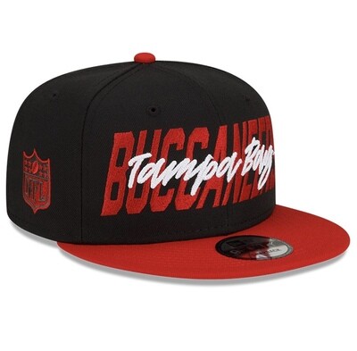 Tampa Bay Buccaneers Men’s New Era Black/Red NFL Draft 9FIFTY Snapback Adjustable Hat