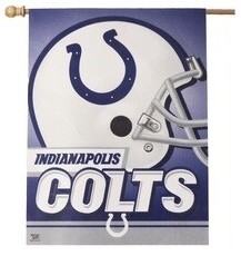 Indianapolis Colts 27" x 37" Vertical Flag