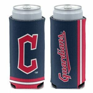 Cleveland Guardians 12 Ounce Slim Can Cooler Koozie