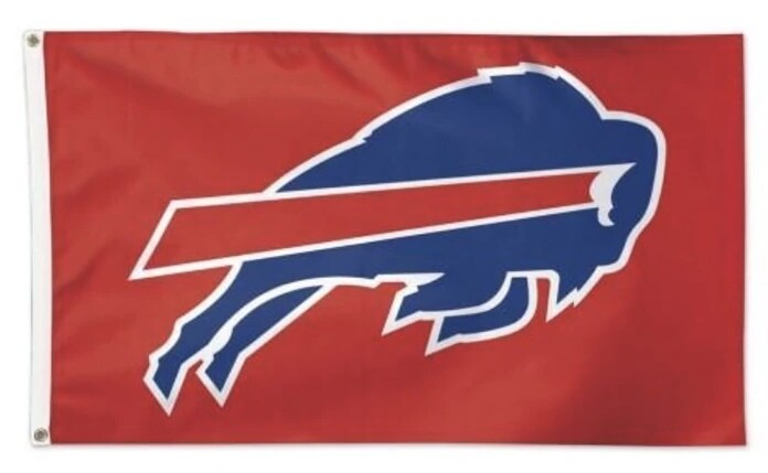 Buffalo Bills 3' x 5' Red Deluxe Flag