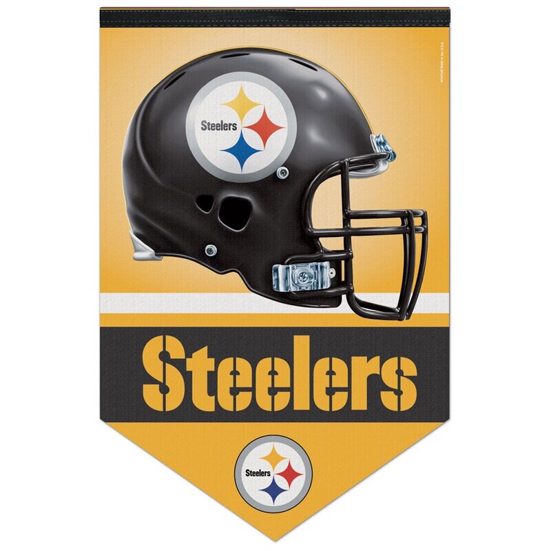 Pittsburgh Steelers 19" x 26" Premium Banner