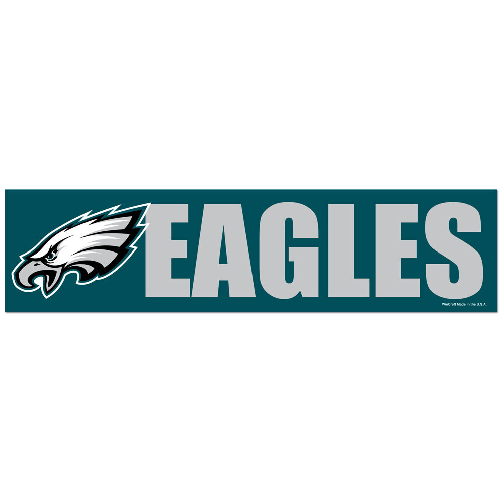 Philadelphia Eagles 3" x 12" Bumper Sticker