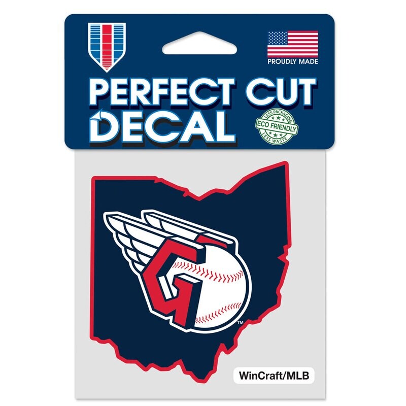 Cleveland Guardians 4" x 4" Perfect Cut Color Decal