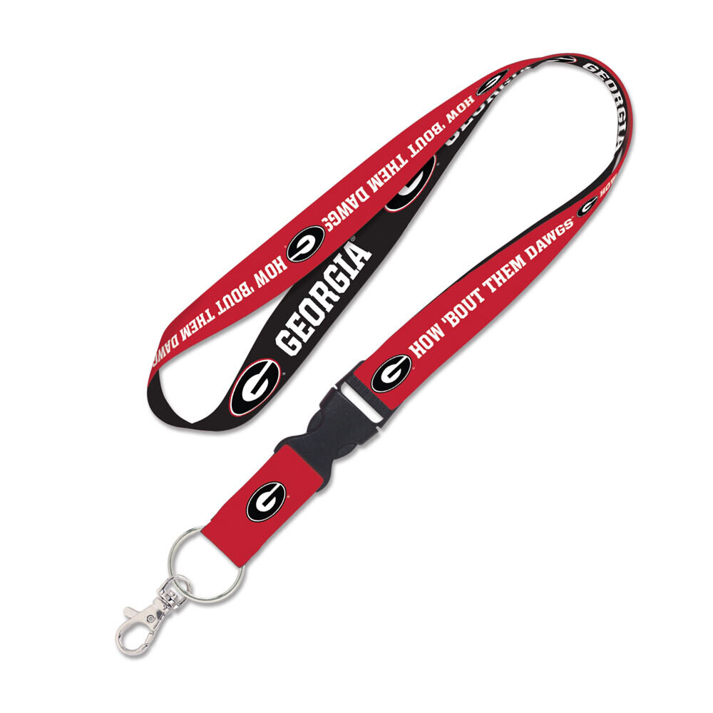 Georgia Bulldogs 1" Lanyard