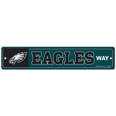 Philadelphia Eagles 3.75" x 19" Team Street Sign