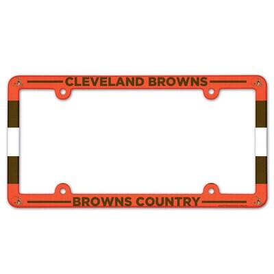 Cleveland Browns Team Plastic License Plate Frame