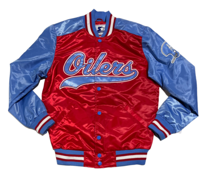 Houston Oilers Men’s Starter The Tradition II Full-Snap Jacket