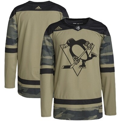 Pittsburgh Penguins Men’s Adidas Camo Military Appreciation Team Authentic Practice Jersey