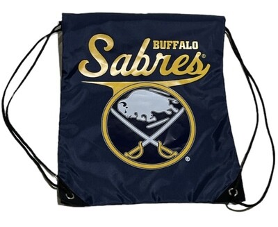 Buffalo Sabres Drawstring Blue Backpack