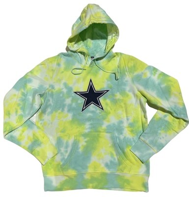 Dallas Cowboys Men’s New Era Neon Tie-Dye Pullover Hoodie Dallas Cowboys Men’s New Era Neon Tie-Dye Pullover Hoodie
