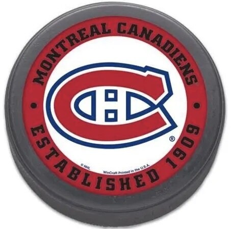 Montreal Canadiens NHL Souvenir Puck