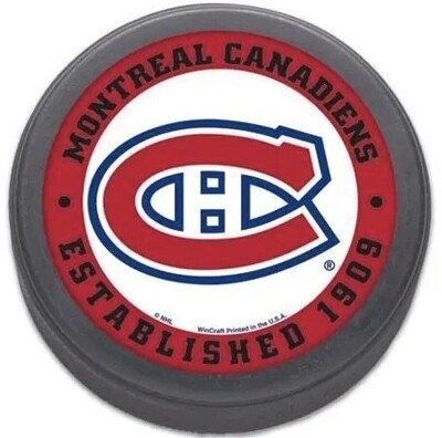 Montreal Canadiens NHL Souvenir Puck
