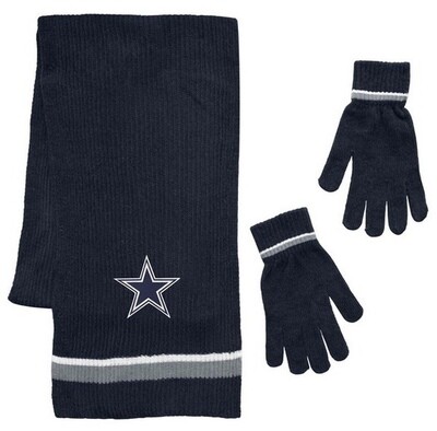 Dallas Cowboys Scarf and Gloves Set Dallas Cowboys Scarf and Gloves Set
