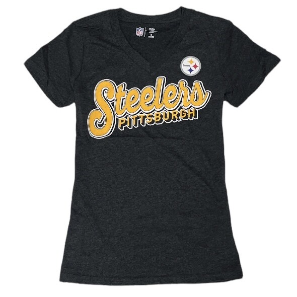 Pittsburgh Steelers Women’s 4Her V-Neck T-Shirt