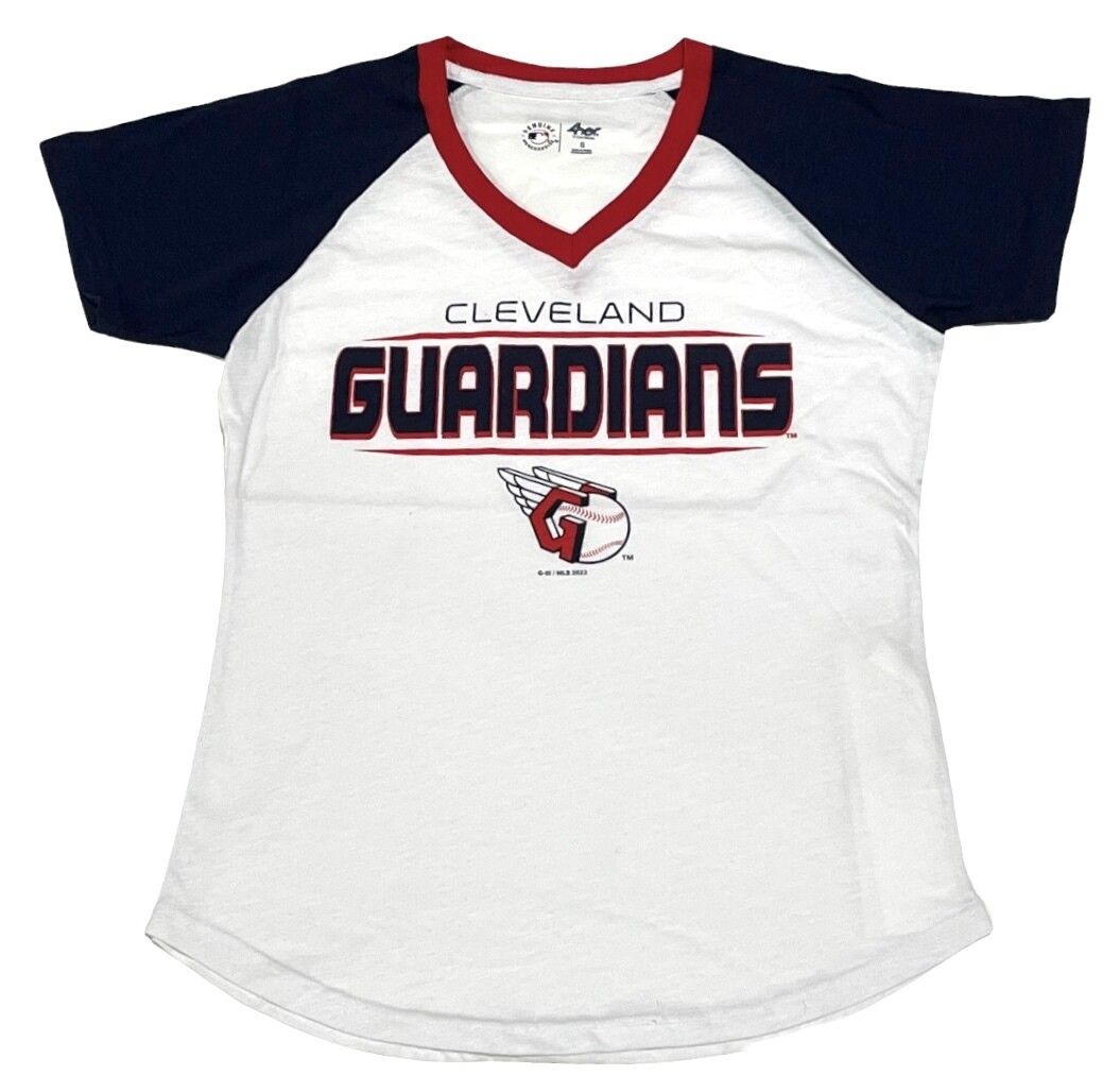 Cleveland Guardians Women’s 4Her V-Neck T-Shirt