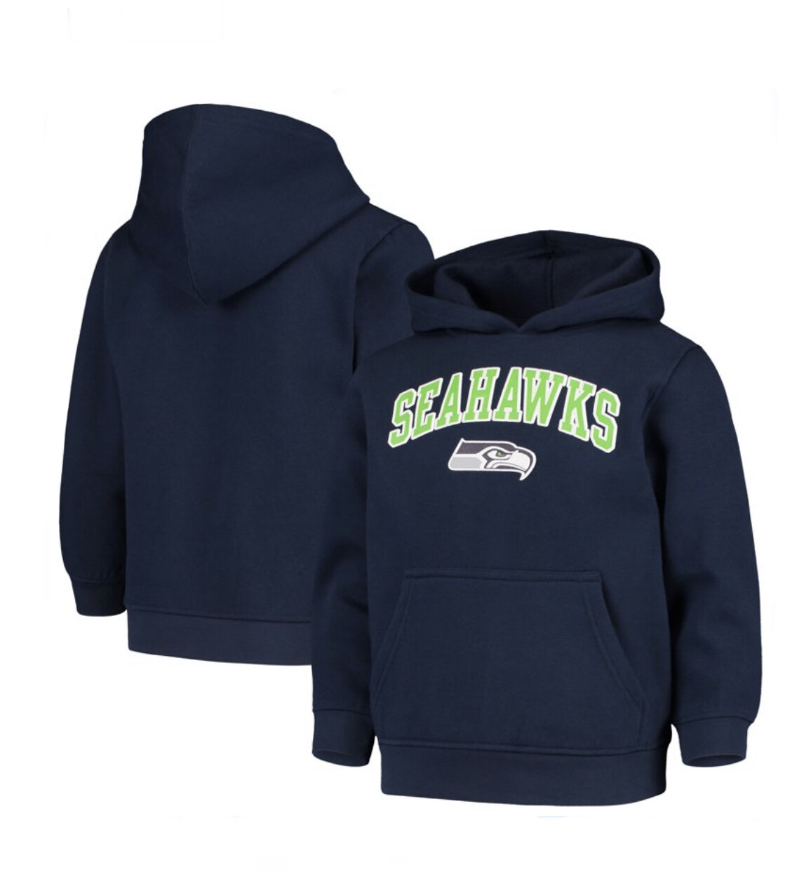 Seattle Seahawks Youth Navy Team Fleece Pullover Hoodie