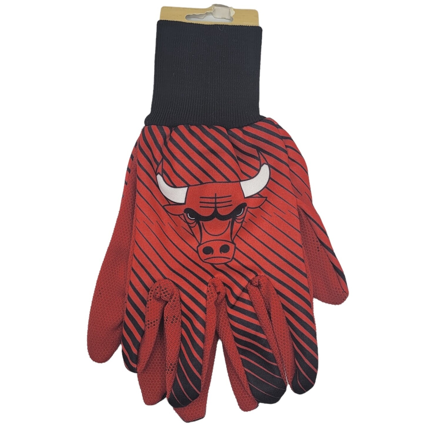 Chicago Bulls Striped Utility Gloves
