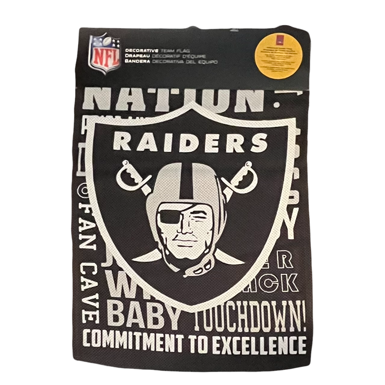 Las Vegas Raiders 12.5" x 18" Decorative Team Flag