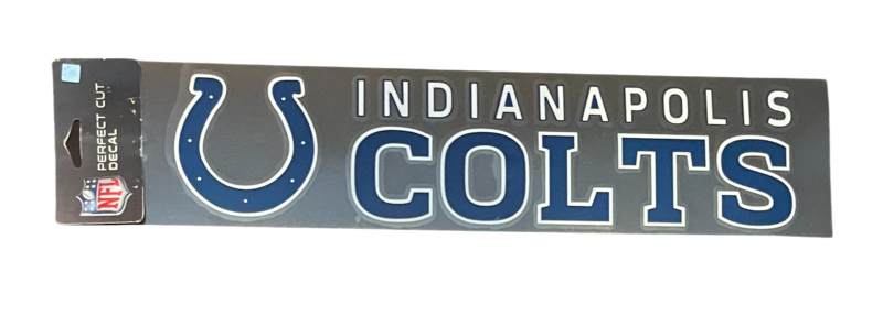 Indianapolis Colts 17" x 4" Perfect Cut Color Decal