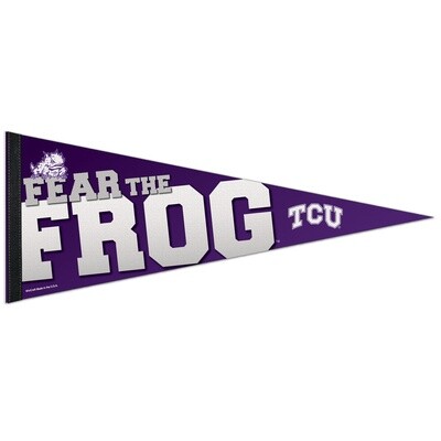 TCU Horned Frogs 12" x 30" Premium Pennant