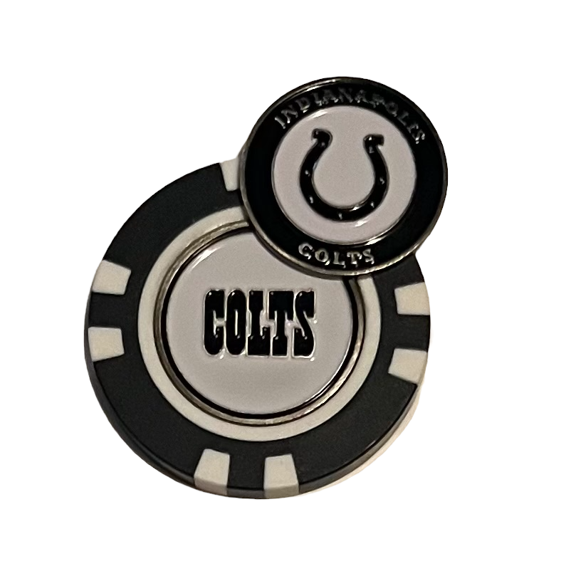 Indianapolis Colts Golf Ball Marker Poker Chip