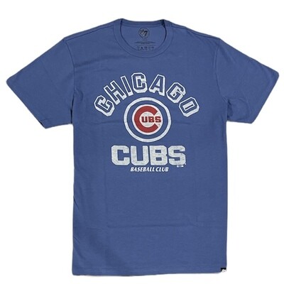 Chicago Cubs Men's 47 Brand Cadet Blue T-Shirt