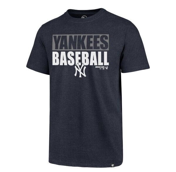 New York Yankees Men's 47 Blockout Super Rival T-Shirt