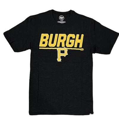 Pittsburgh Pirates Men's 47 Jet Black T-Shirt