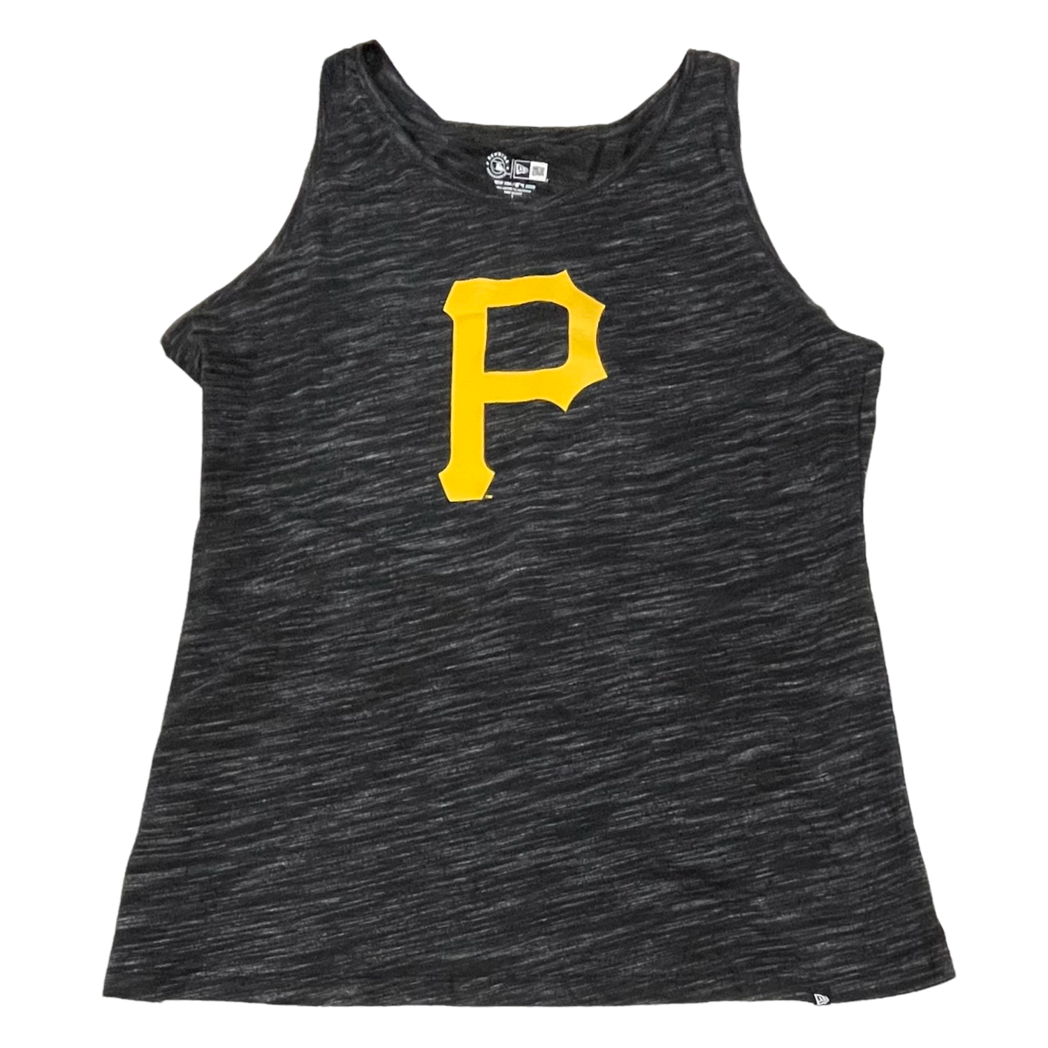 Pittsburgh Pirates Women’s New Era Space Dye Back-Knot Tank Top