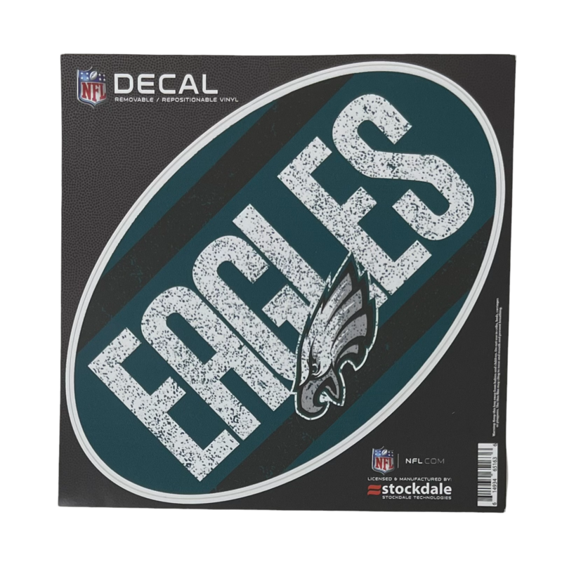 Philadelphia Eagles 6" x 6" Repositionable Team Decal