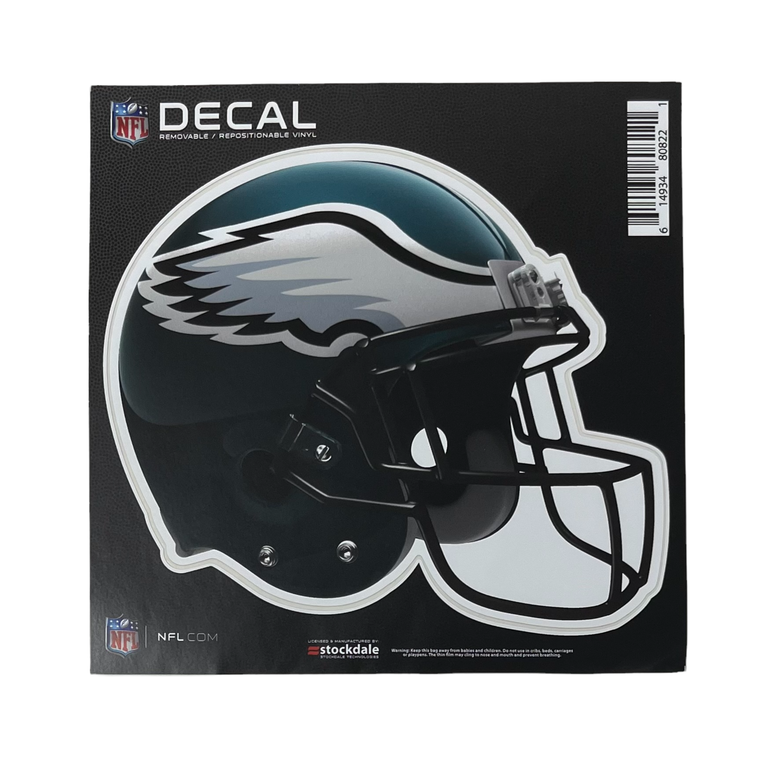 Philadelphia Eagles 6" x 6" Repositionable Team Decal