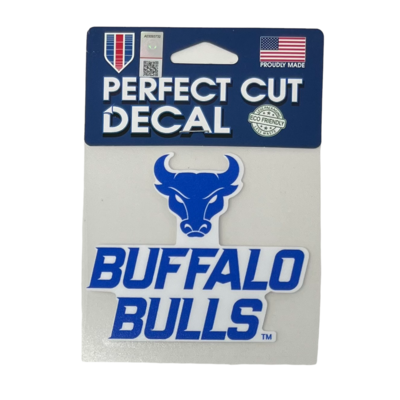 Buffalo Bulls 4" x 4" Perfect Cut Color Decal