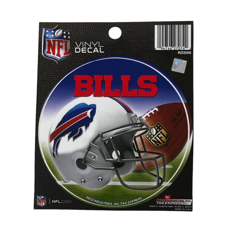 Buffalo Bills 4.5" Vinyl Round Decal