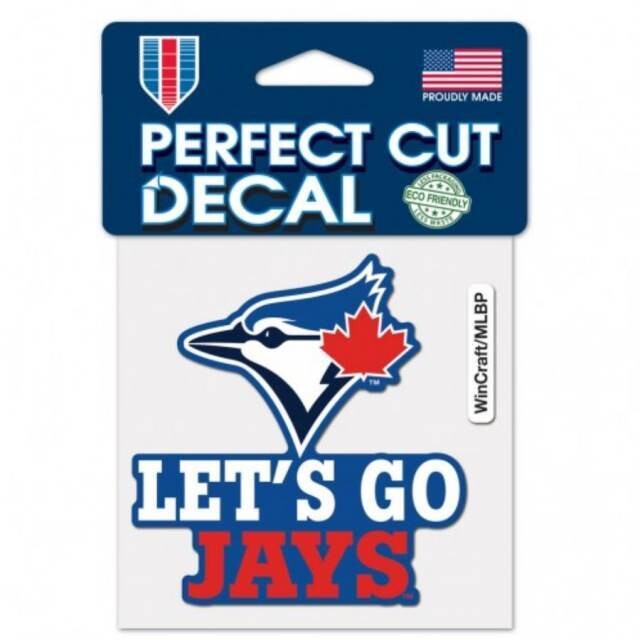 Toronto Blue Jays 4" x 4" Perfect Cut Color Decal