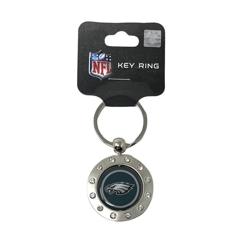 Philadelphia Eagles Metal Spinning Key Ring