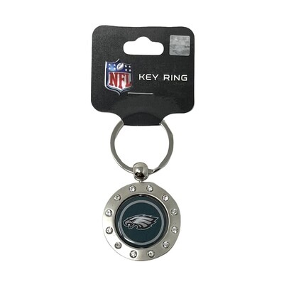 Philadelphia Eagles Metal Spinning Key Ring