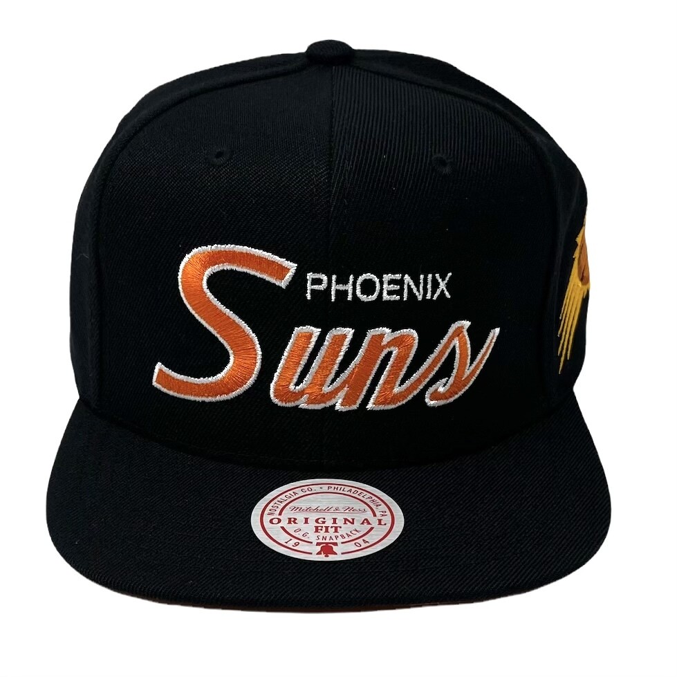 Phoenix Suns Men's Mitchell & Ness Team Script 2.0 Snapback Hat