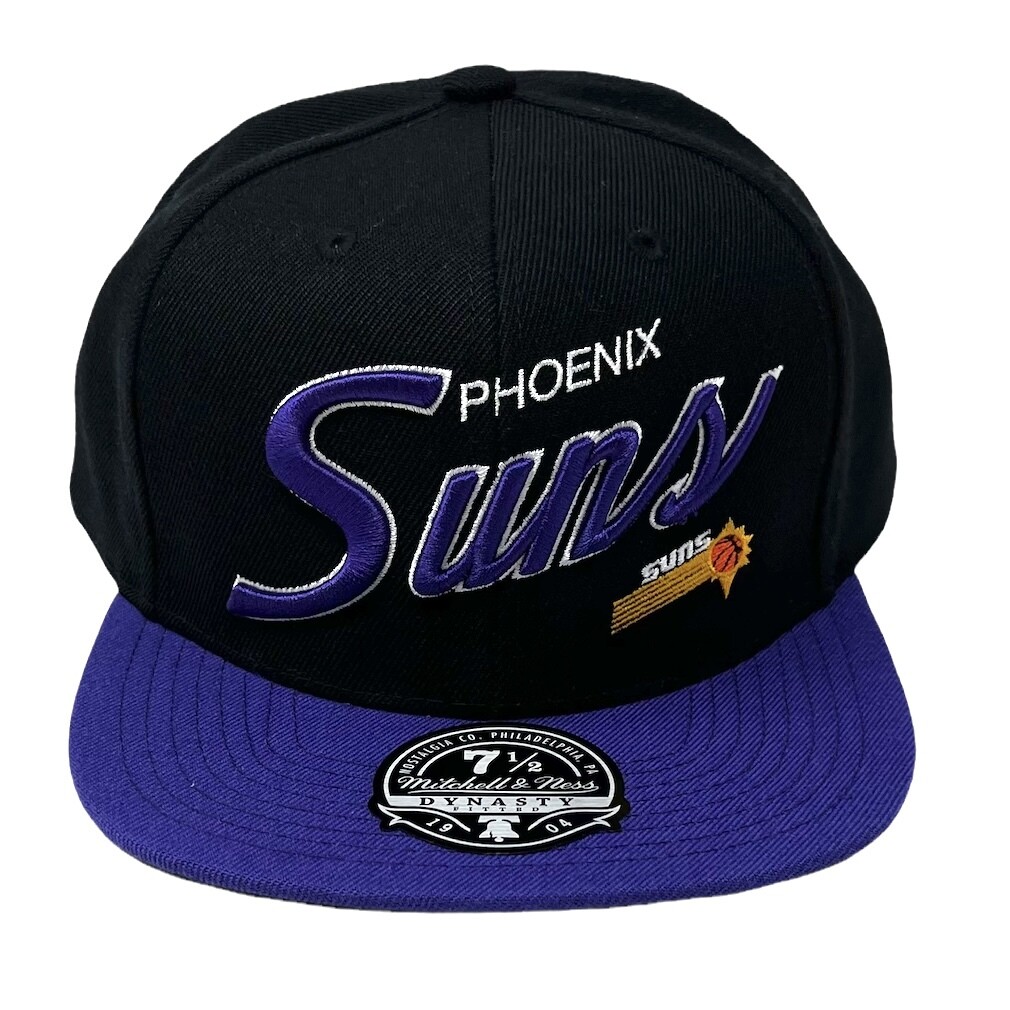 Phoenix Suns Men’s Mitchell & Ness Team Script 2.0 HWC Fitted Hat